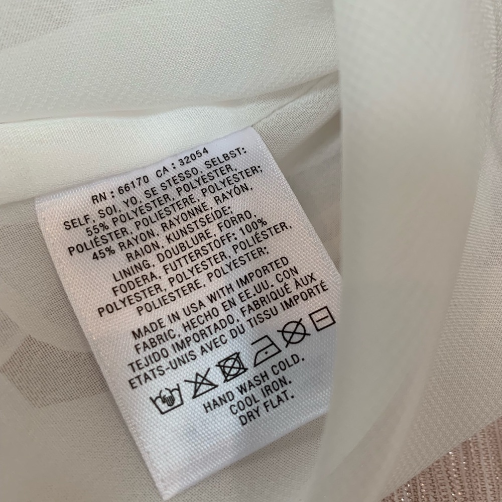 Anthropologie Maeve Sparkle/Shimmer Pink Top - Picture 6 of 6